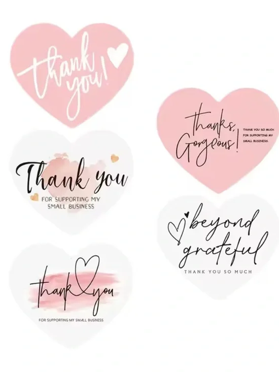 ❤️❤️❤️Thank You ❤️Stickers - Picture 2 of 3